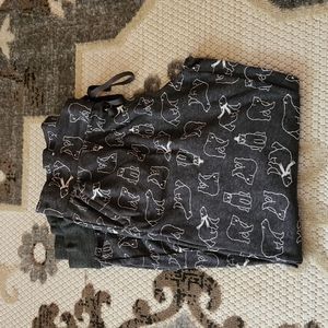 Gray Polar Bear Joggers